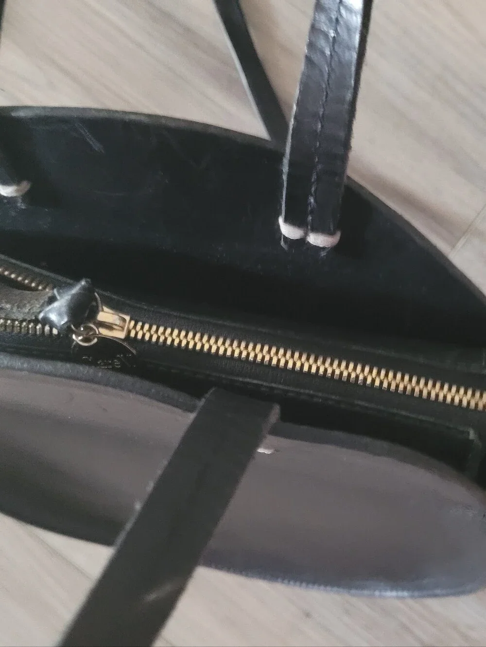 Womans Clare V. Crossbody Bag Black Leather Preowned.